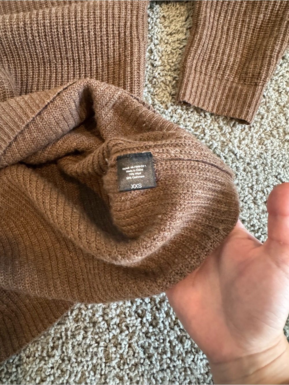 Jenni Kayne Cabin Cashmere Sweater in Nutmeg - Picture 9 of 13